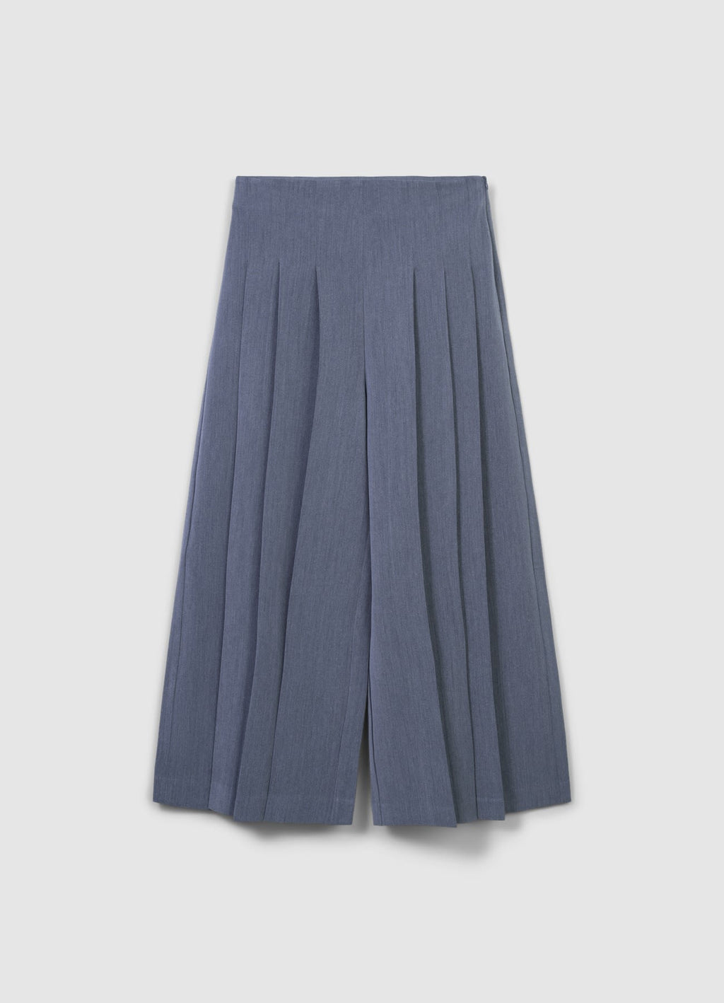 Pantaloni culotte pieghe