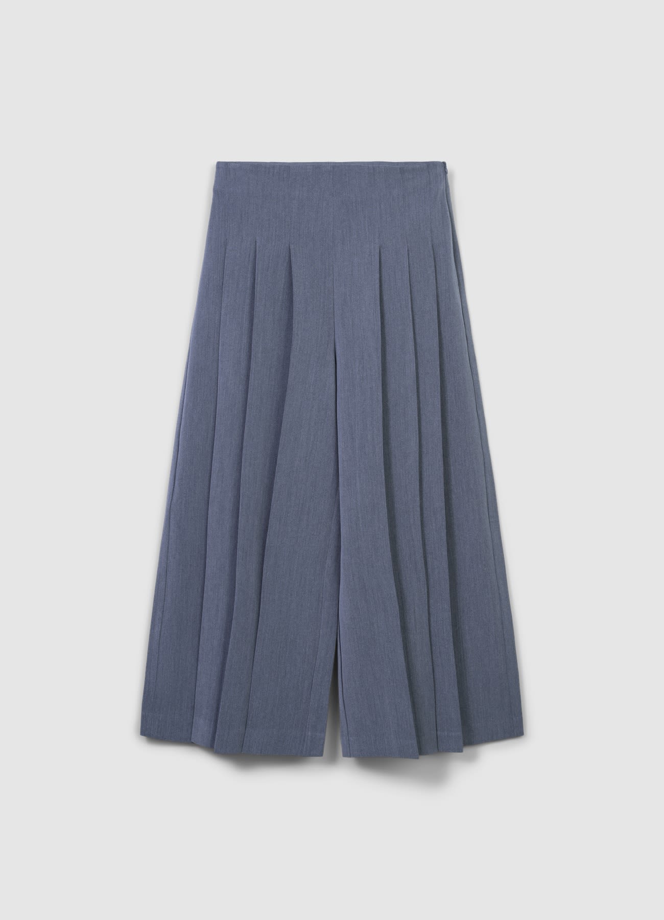 Pantaloni culotte pieghe