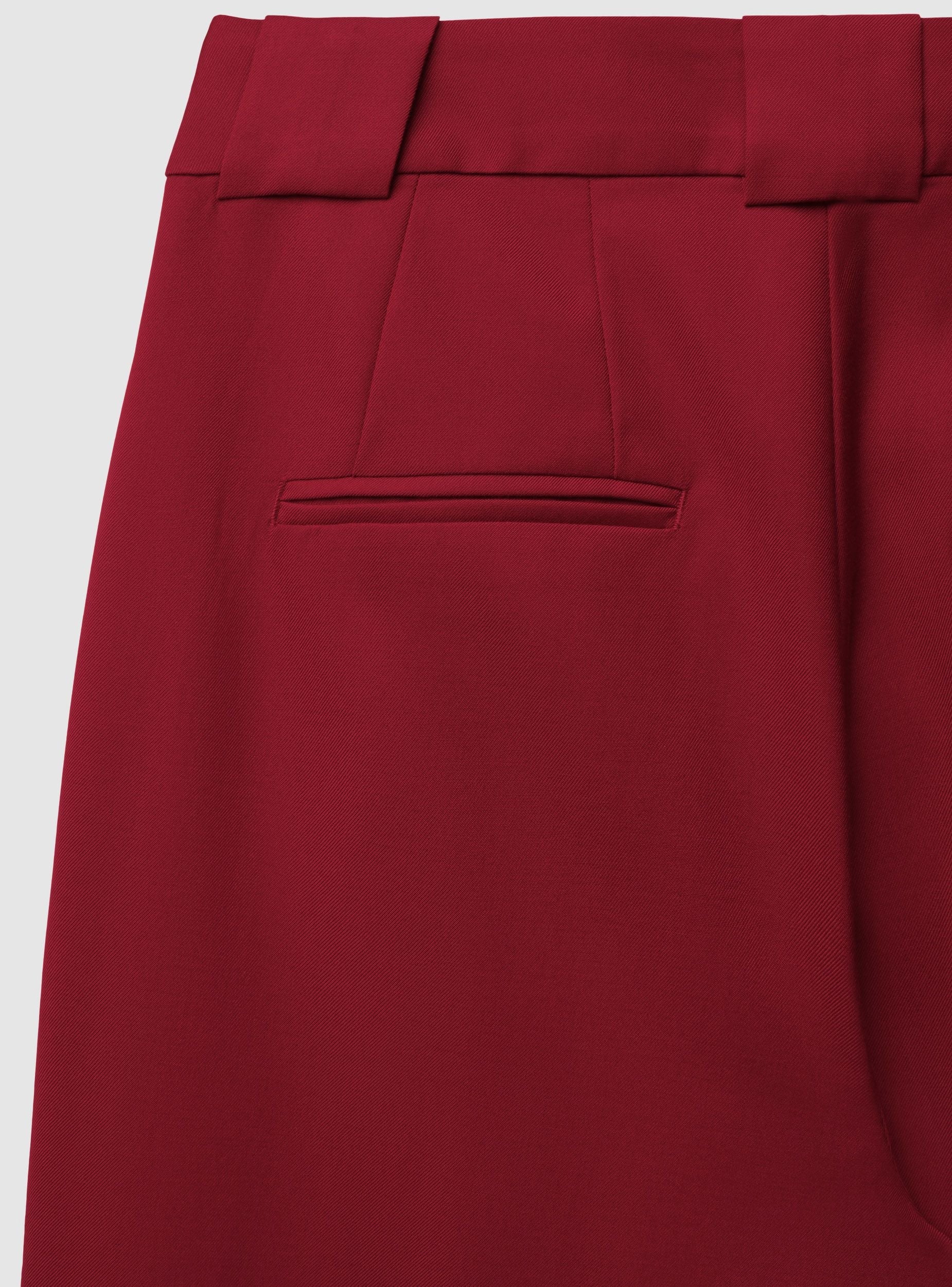 Pantaloni palazzo con pince