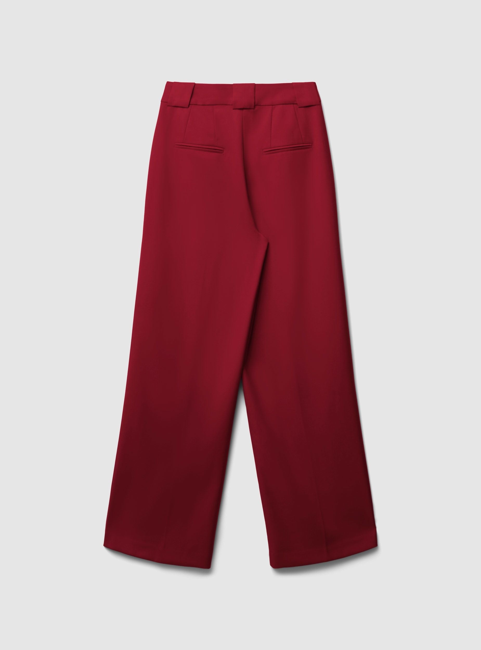 Pantaloni palazzo con pince
