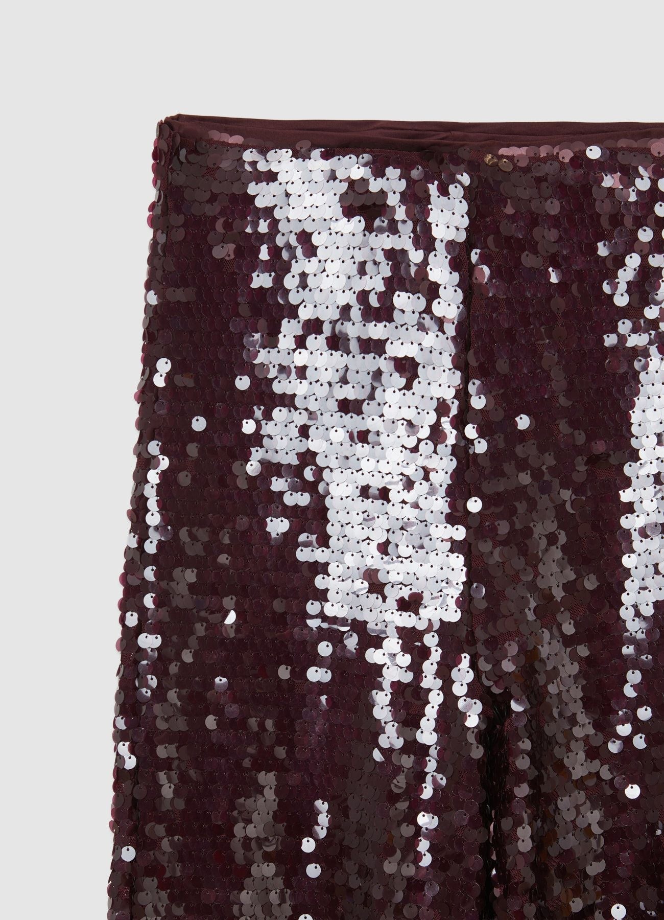 Pantaloni palazzo con paillettes