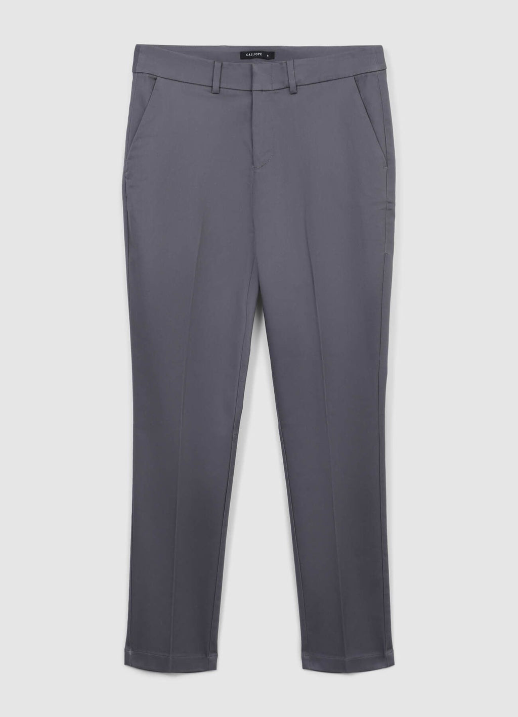 Pantaloni rasatello tinta unita