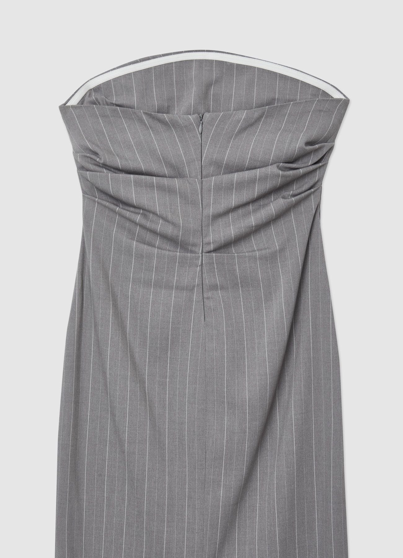 Vestito fascia fantasia gessata