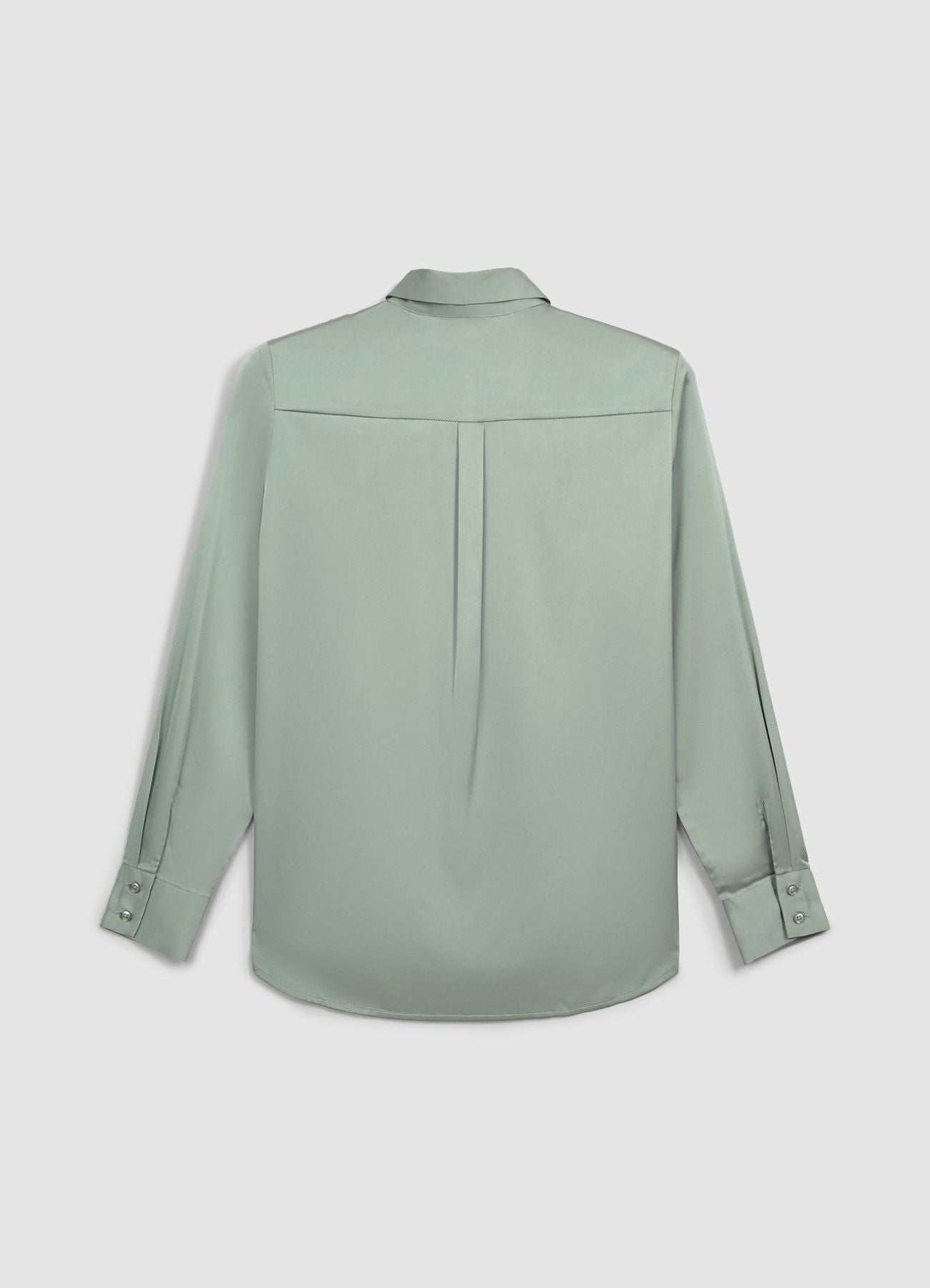 Camicia classica in simil satin