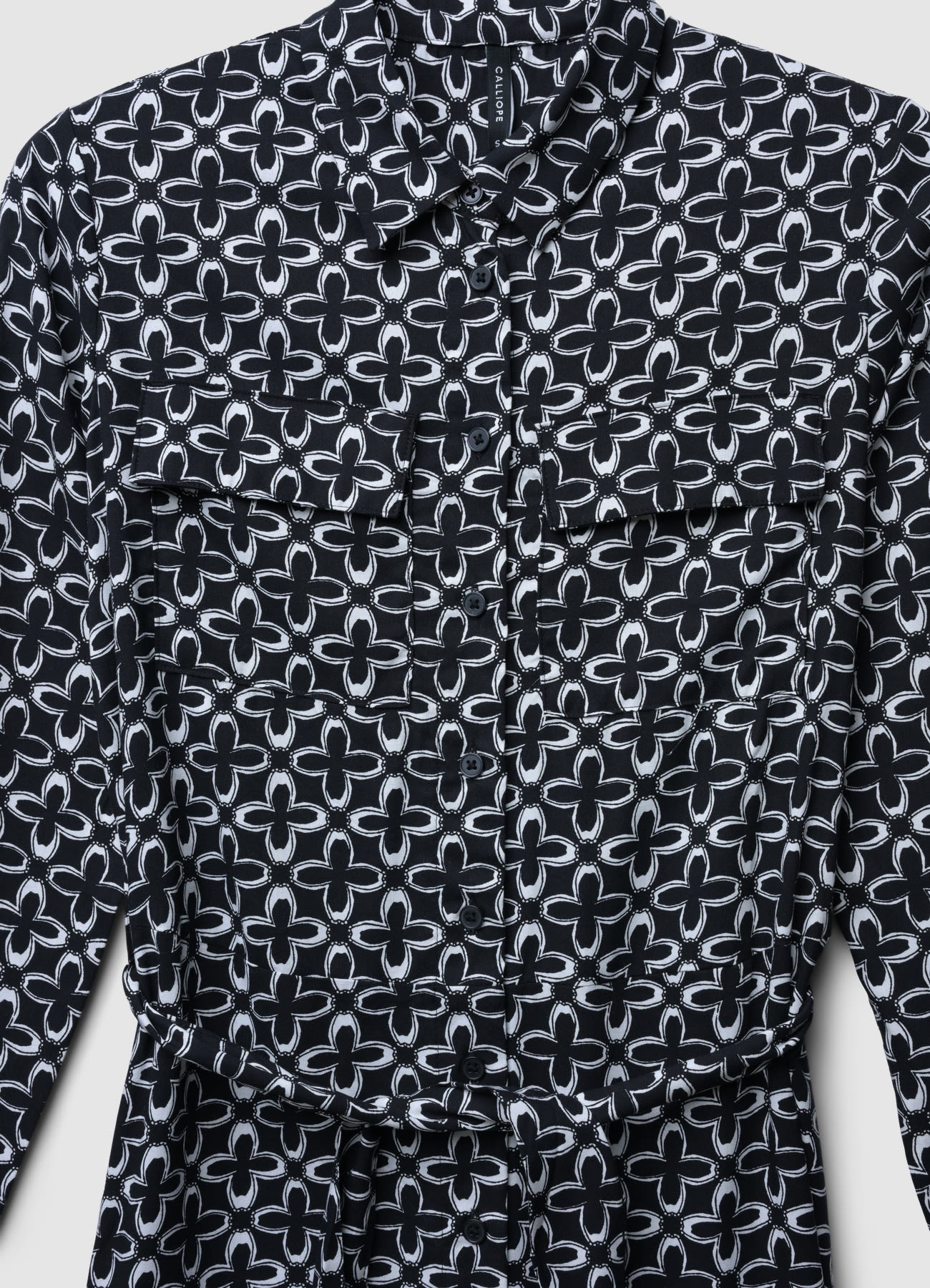 Vestito a camicia fantasia