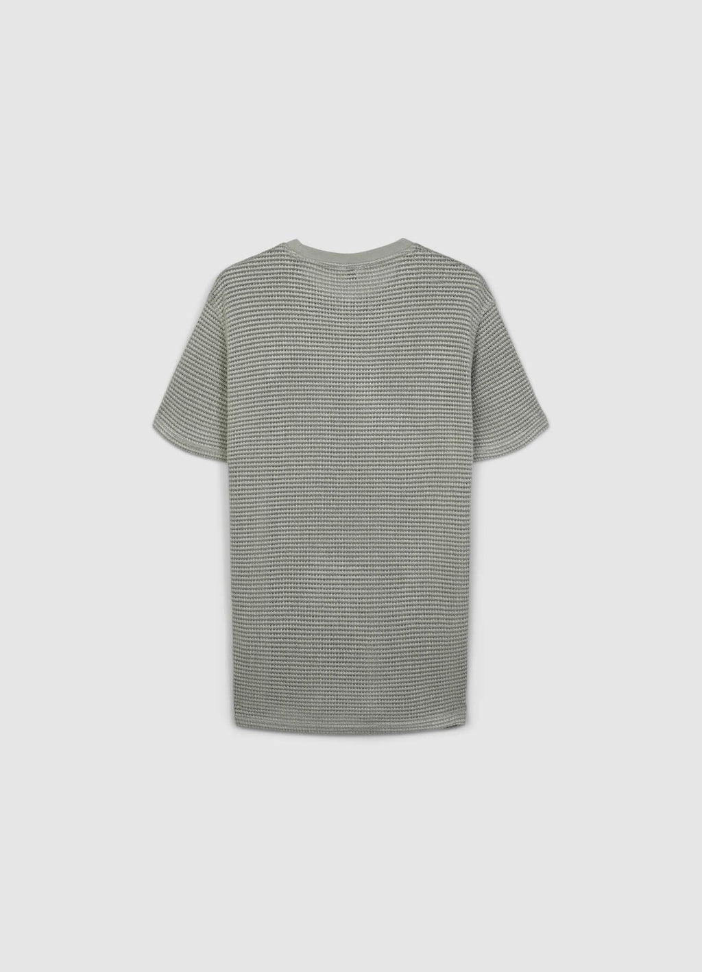 T-shirt tessuto lavorato