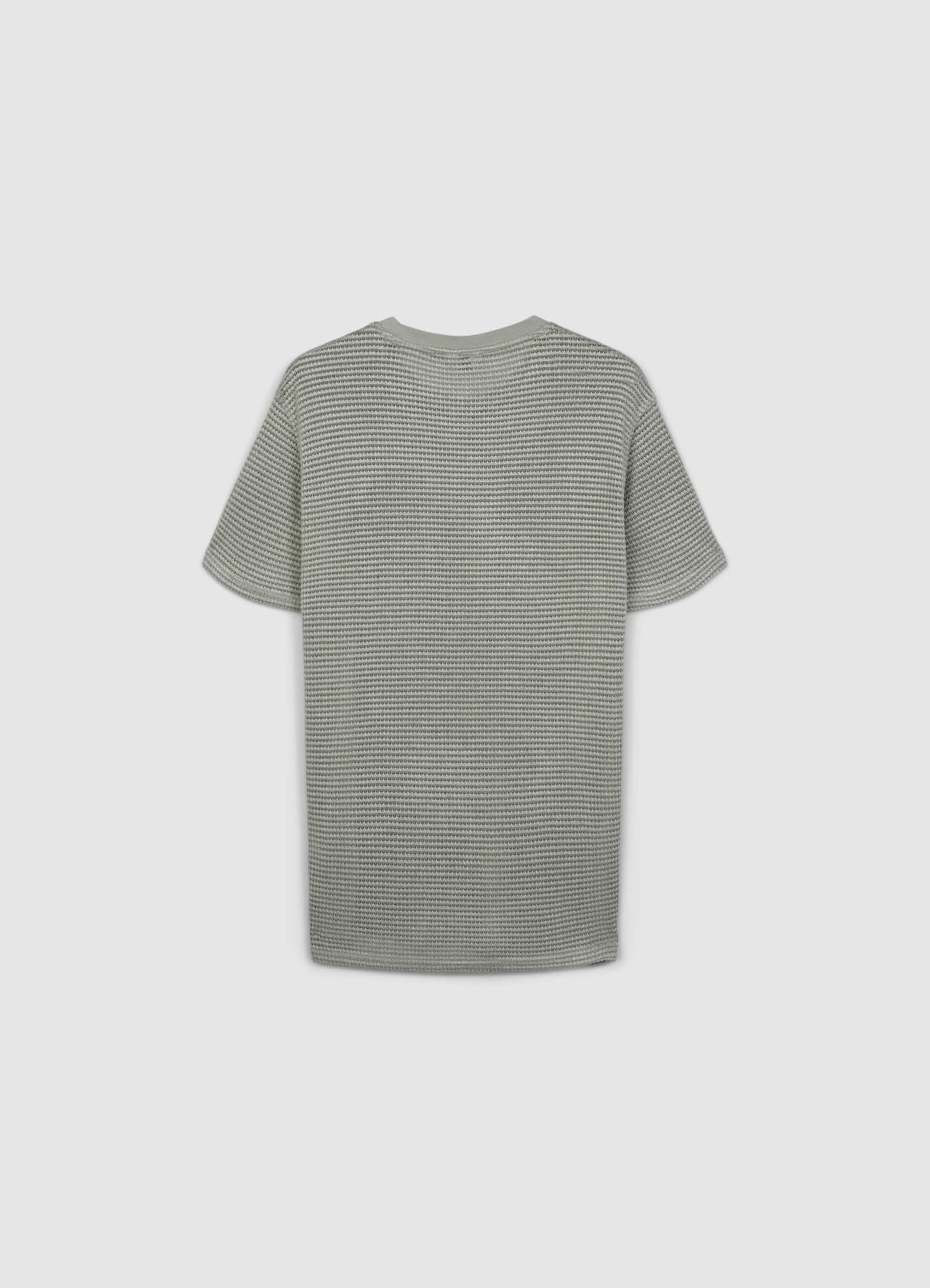 T-shirt tessuto lavorato